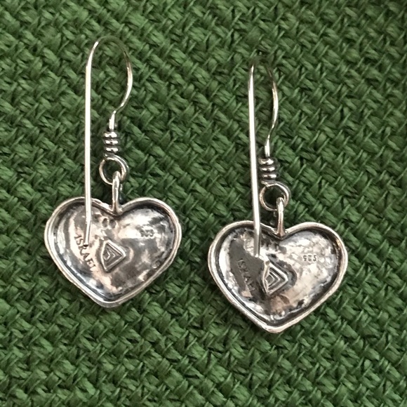 ❤️ Vintage Silpada Heart Earrings - Picture 2 of 4